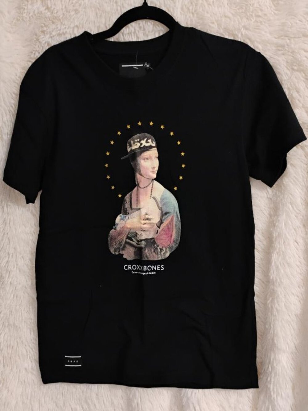 CBXX Croxxbones Black T Shirt Size M EUC